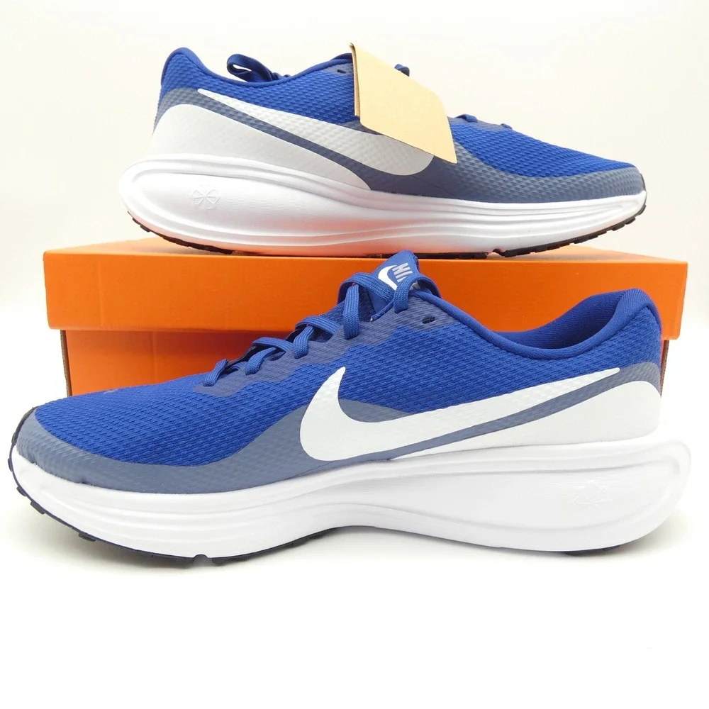 Nike Revolution 8 Mens 11 Deep Royal Blue White Running Shoes HJ9198-401